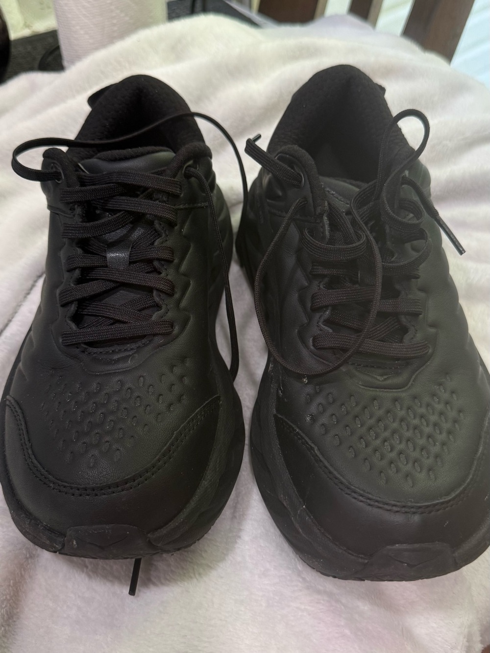 Hoka Men's All-Black Cushioned Athletic Shoes